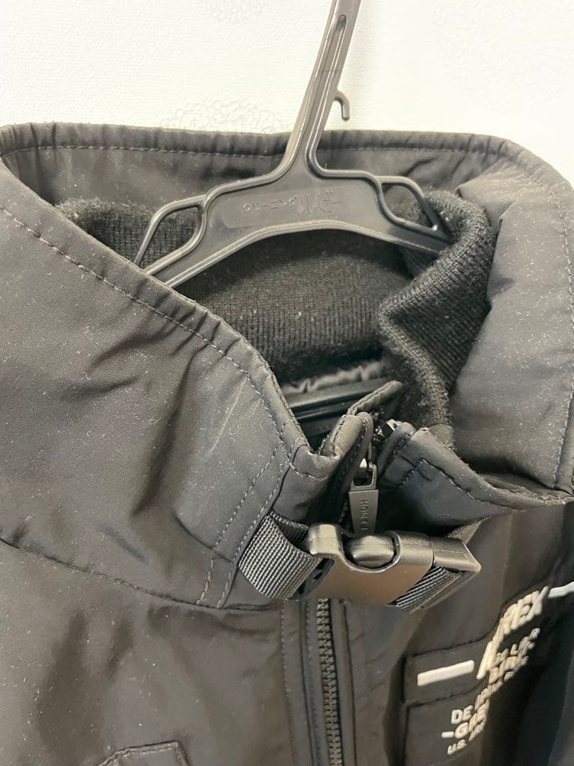 AVIREX MA-1 フライトジャケットHALO ブラック