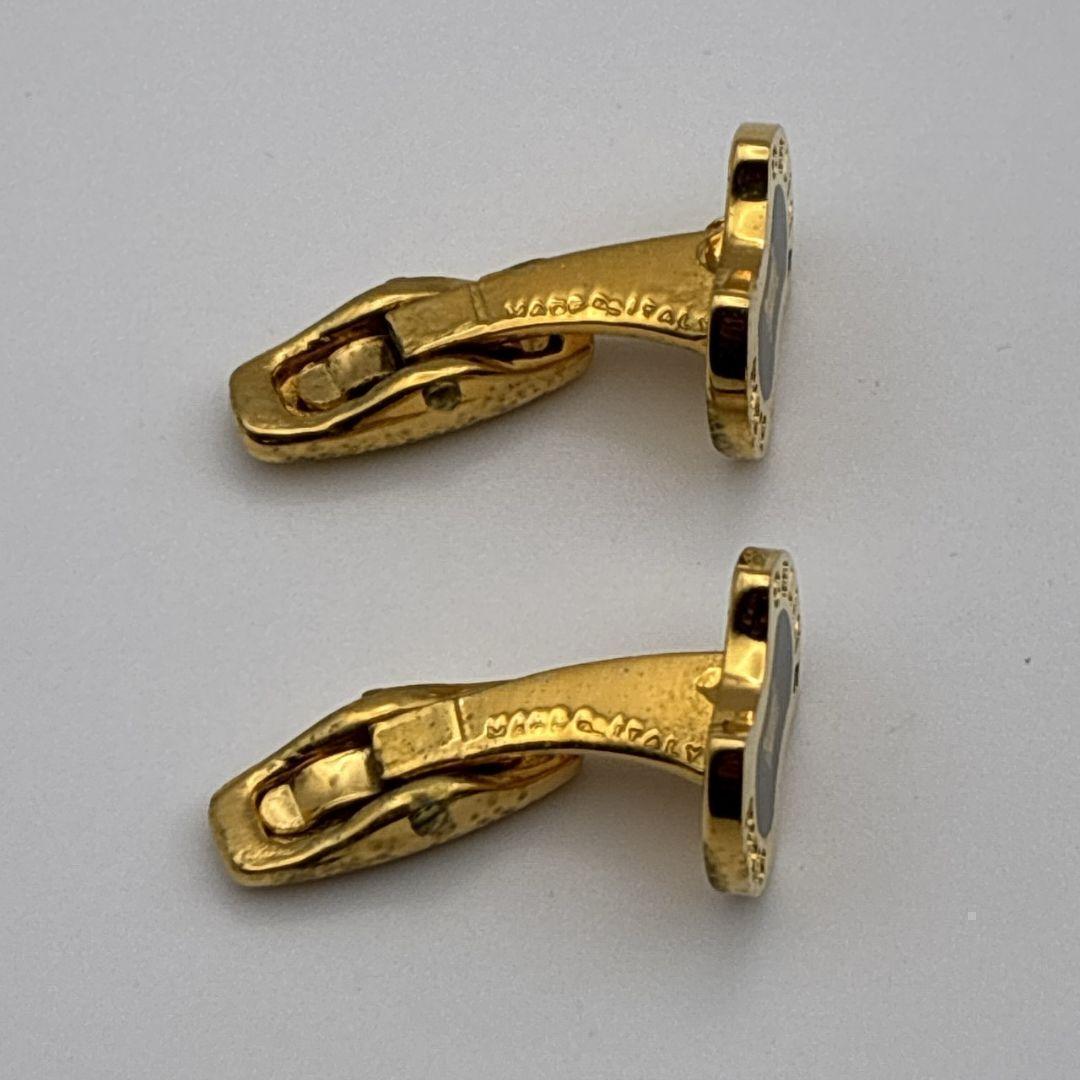 美品✨CELINE セリーヌ カフリンクス ネクタイピン マカダム トリオンフ