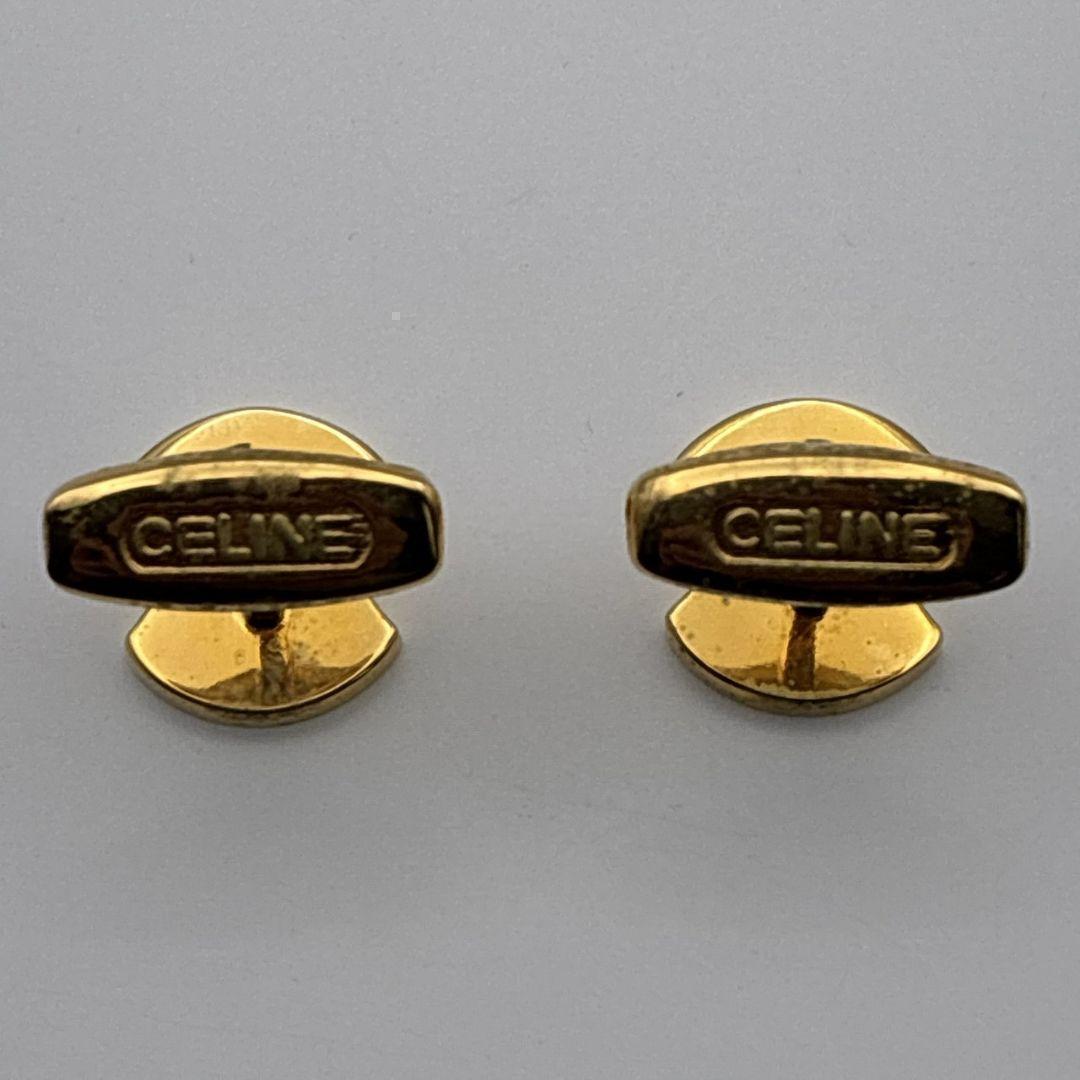 美品✨CELINE セリーヌ カフリンクス ネクタイピン マカダム トリオンフ
