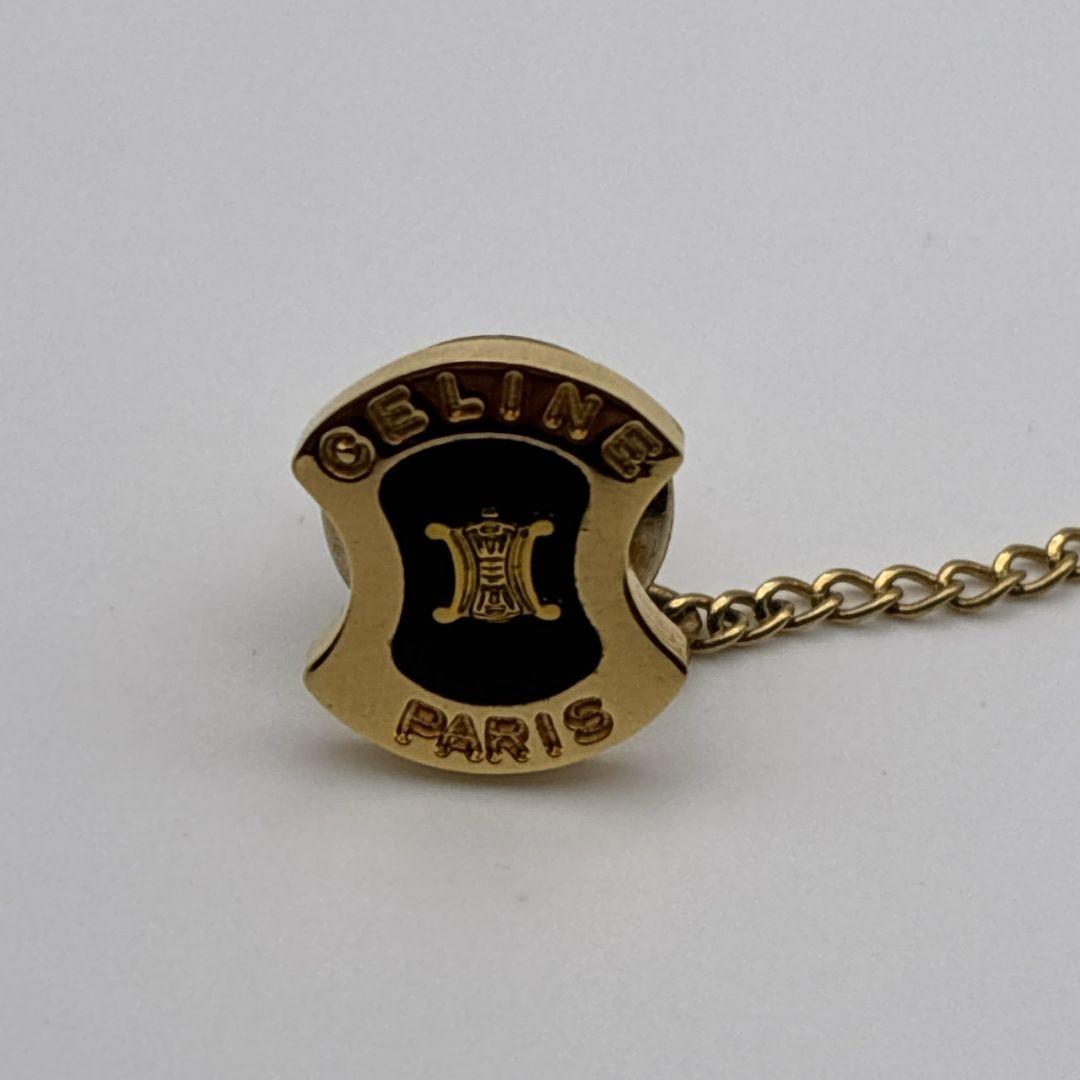 美品✨CELINE セリーヌ カフリンクス ネクタイピン マカダム トリオンフ