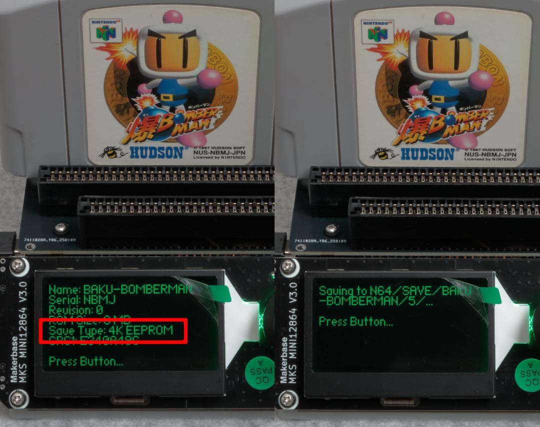 CartReader V5 （Vselect N64コントローラ SA1対応）
