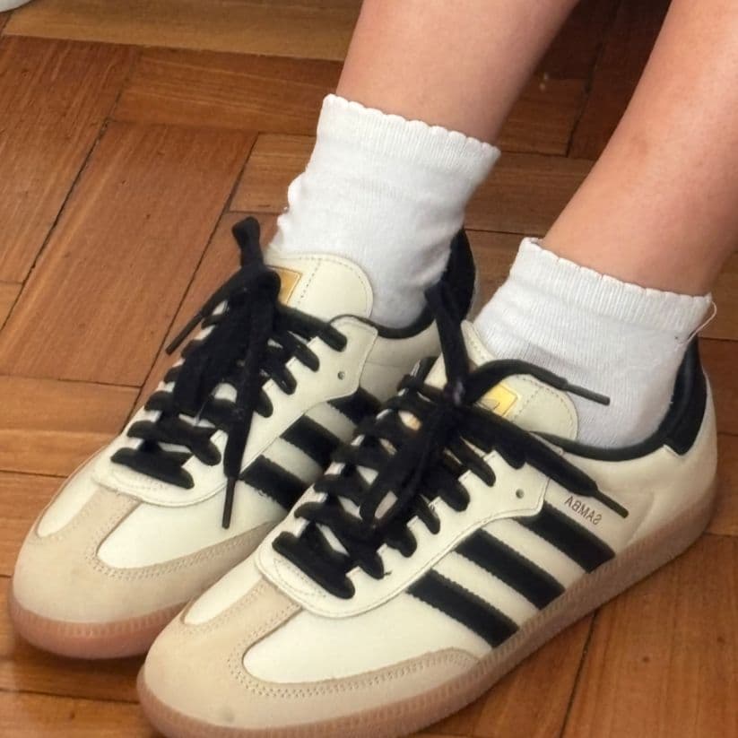 アディダス　オリジナルズ　サンバ　OG　24.0　ベージュ