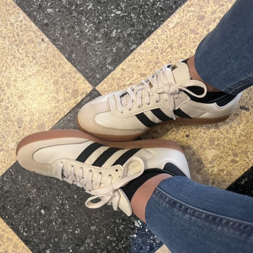 アディダス　オリジナルズ　サンバ　OG　24.0　ベージュ