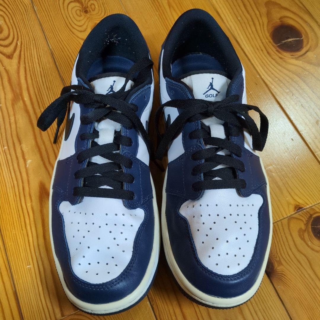 レアカラーJordan1Low Golf シューズ ネイビー/ホワイト26.5