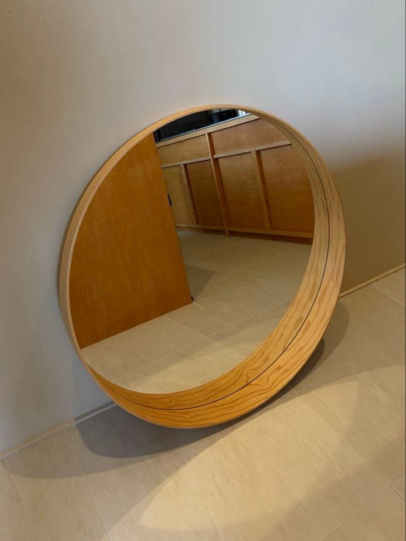 IKEA STOCKHOLM ミラー (80cm、オーク材突板)