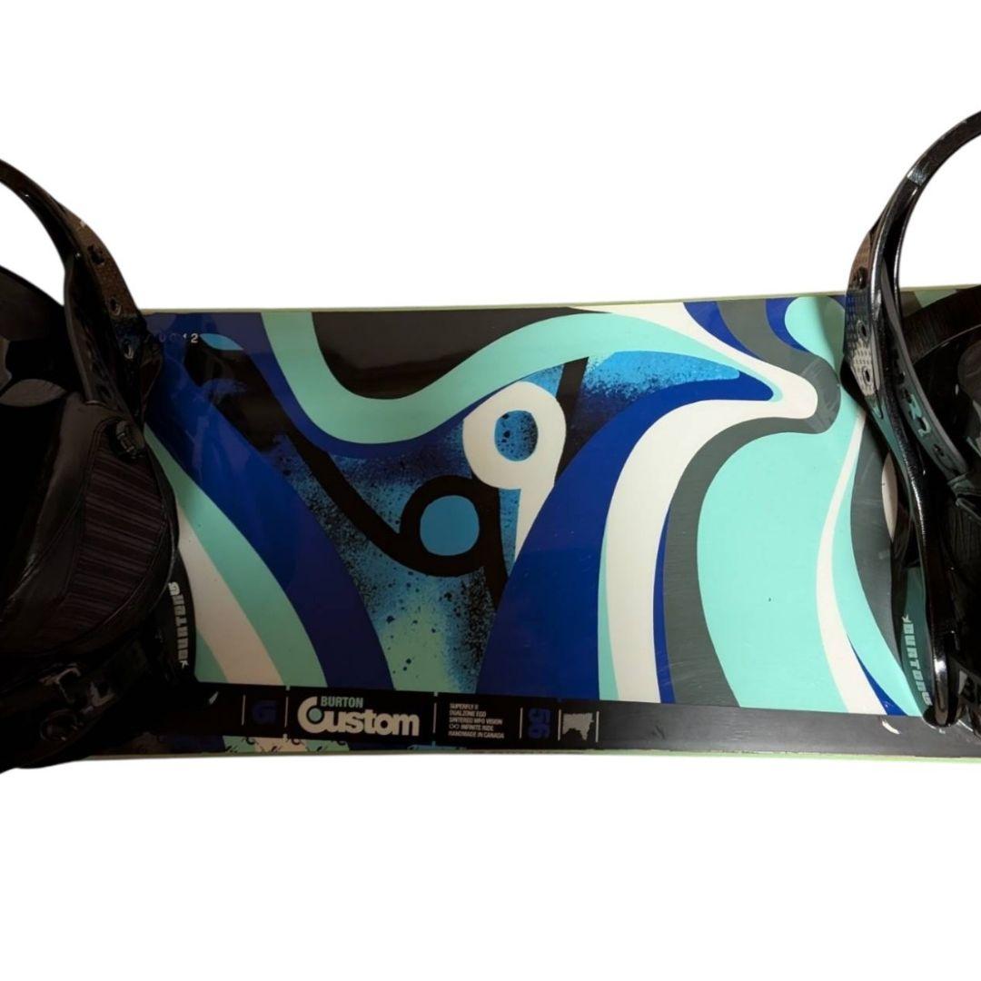 【美品】BURTON Custom スノーボード バートン ビンディング セット