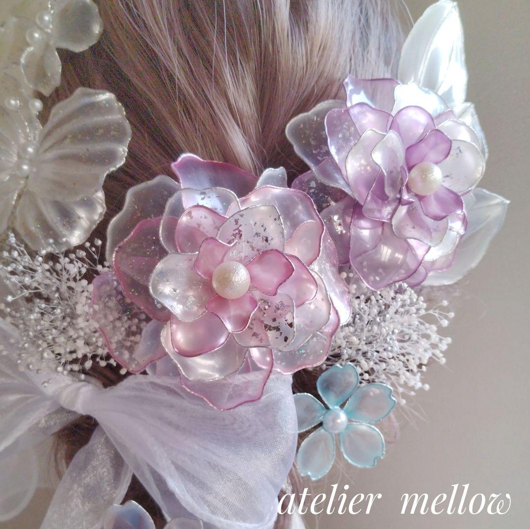 成人式 髪飾り 七五三 卒業式 アメリカンフラワー【K♡E mama 】