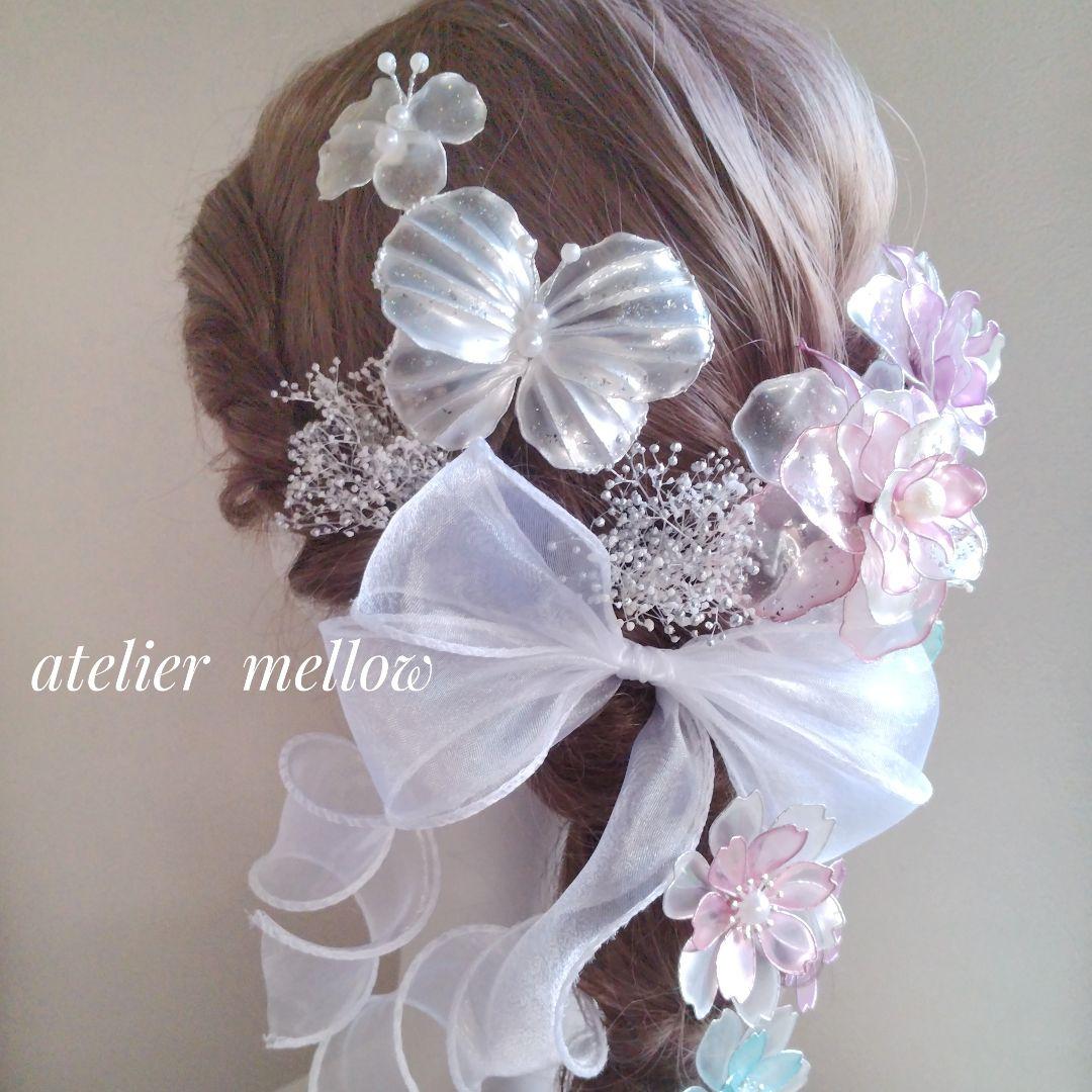 成人式 髪飾り 七五三 卒業式 アメリカンフラワー【K♡E mama 】