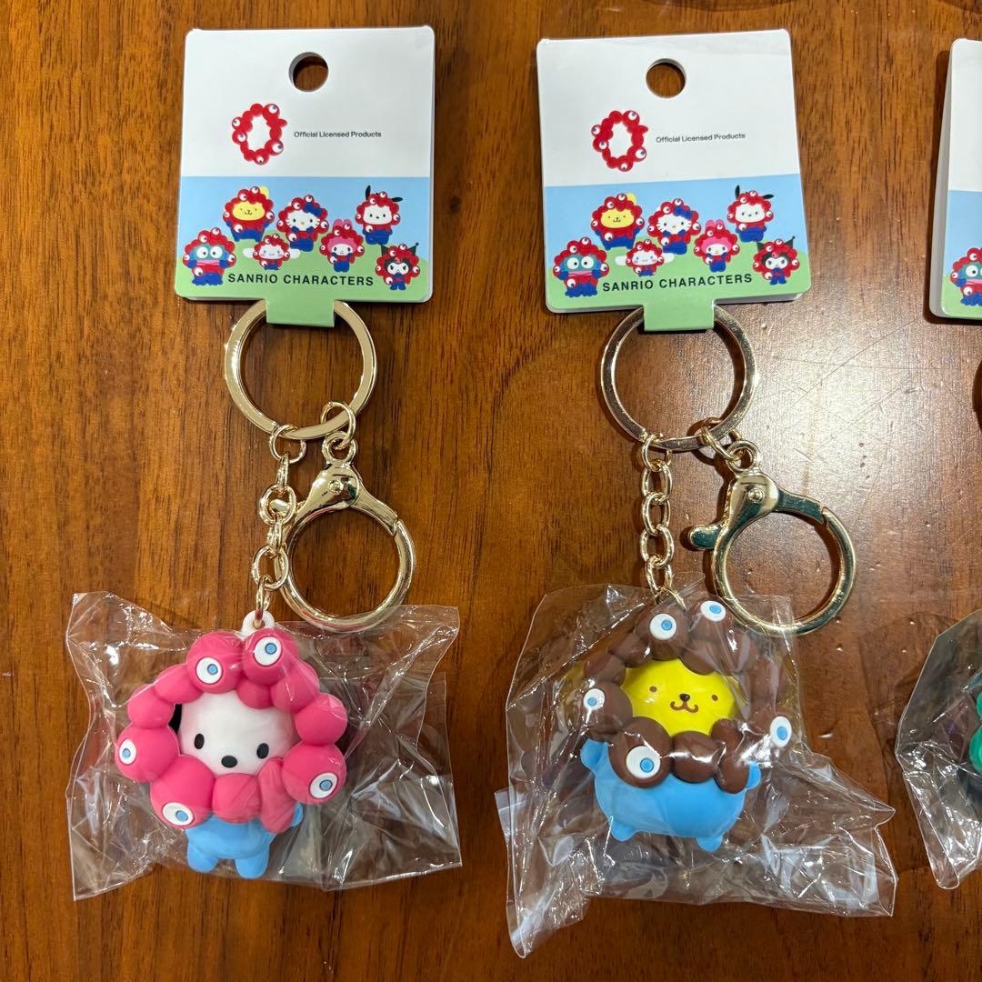 A*A様 サンリオミャクミャク　立体マスコットキーホルダー　 コンプリート7個セ