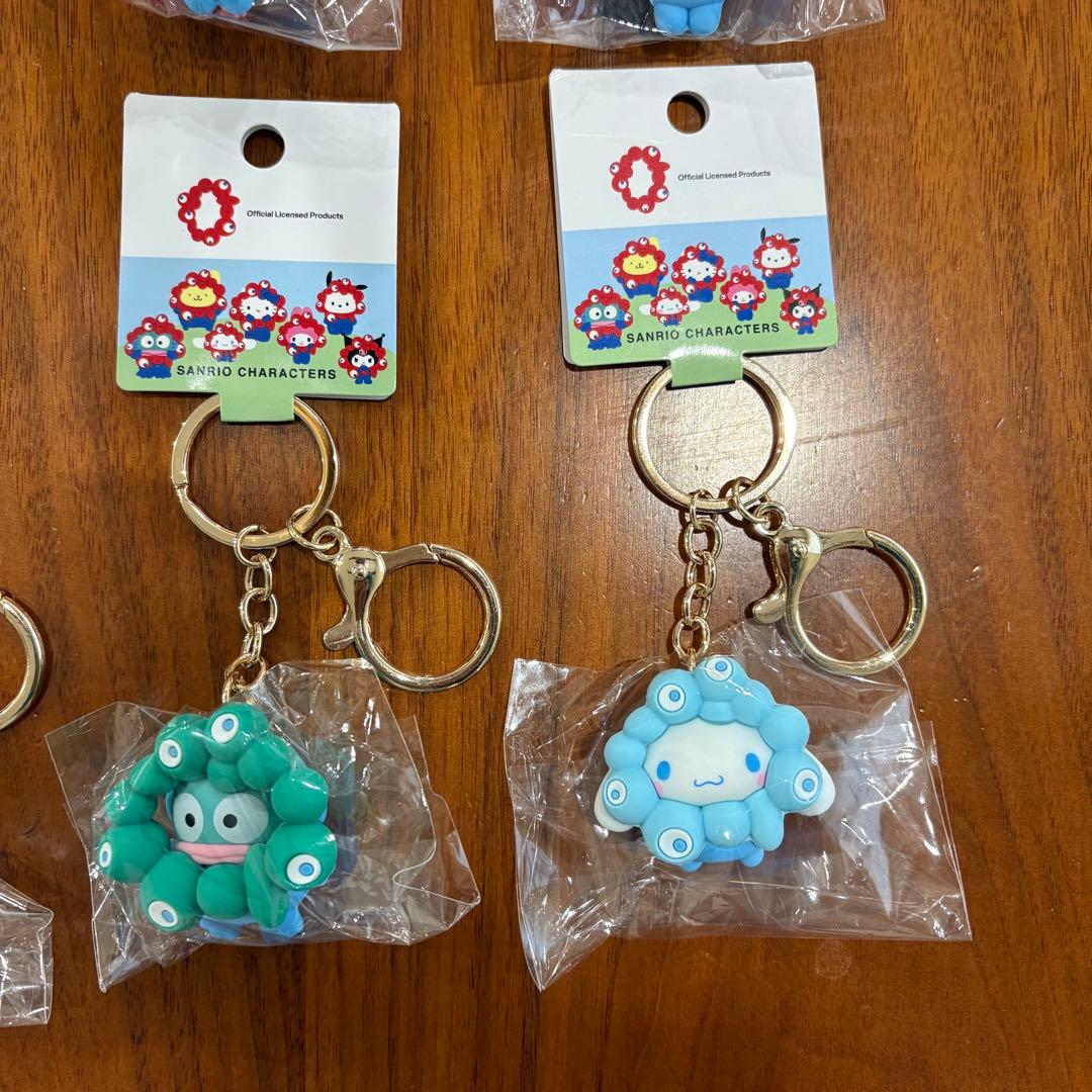 A*A様 サンリオミャクミャク　立体マスコットキーホルダー　 コンプリート7個セ