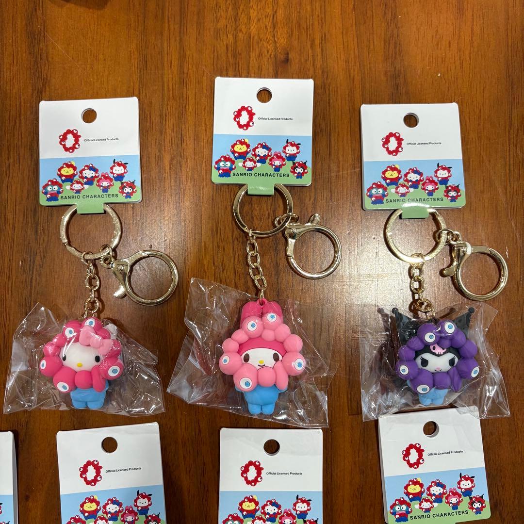A*A様 サンリオミャクミャク　立体マスコットキーホルダー　 コンプリート7個セ