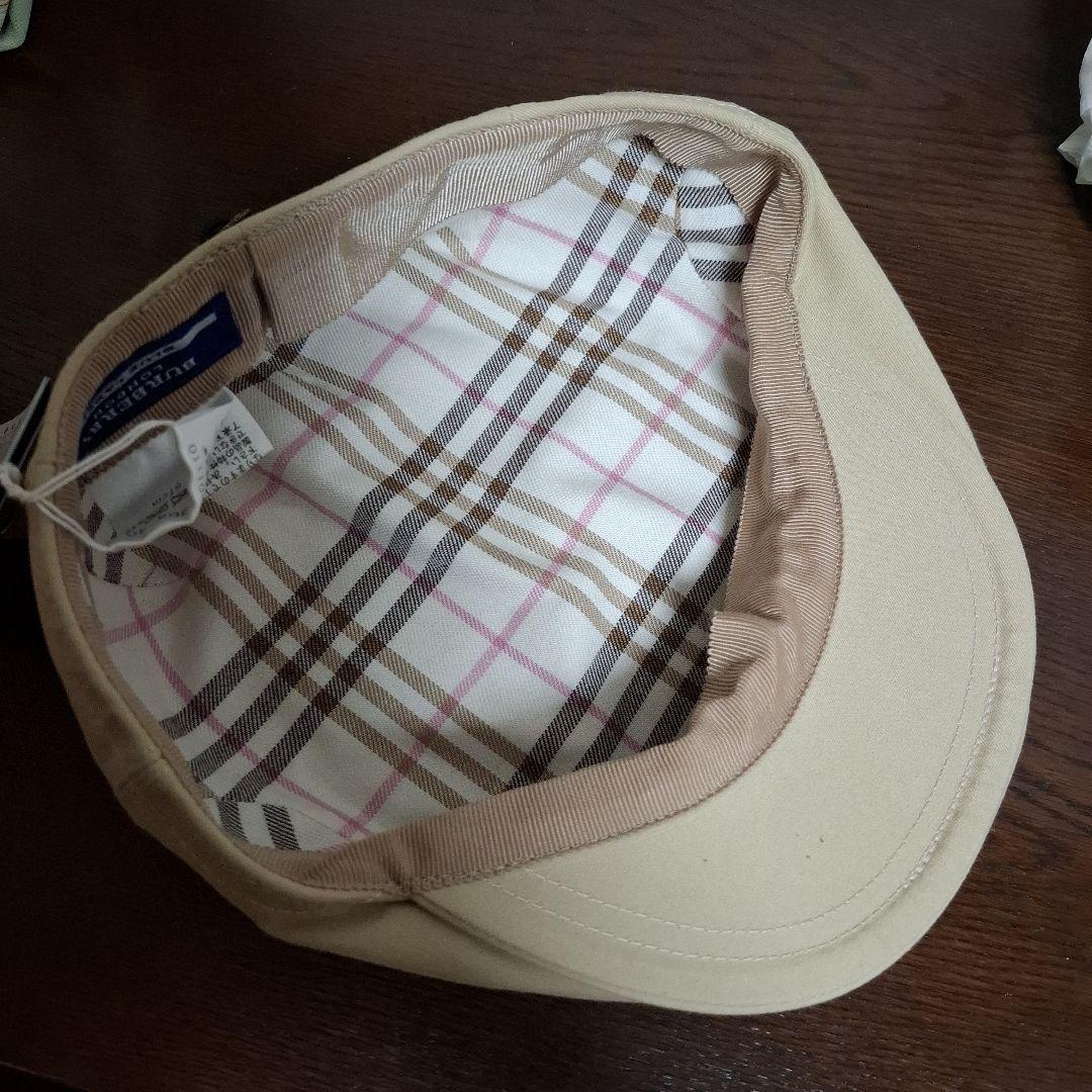 【新品】バーバリーブルーレーベル ハンチング ベージュ 57cm ユニセックス