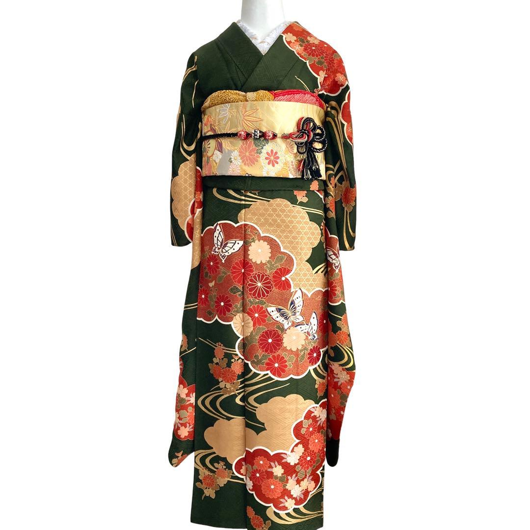 古典柄 振袖4点セット‼️お振袖セット‼️TM NO127 フルセット
