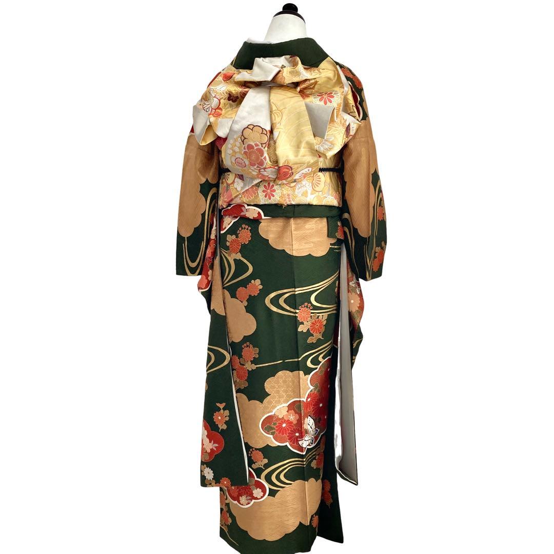 古典柄 振袖4点セット‼️お振袖セット‼️TM NO127 フルセット