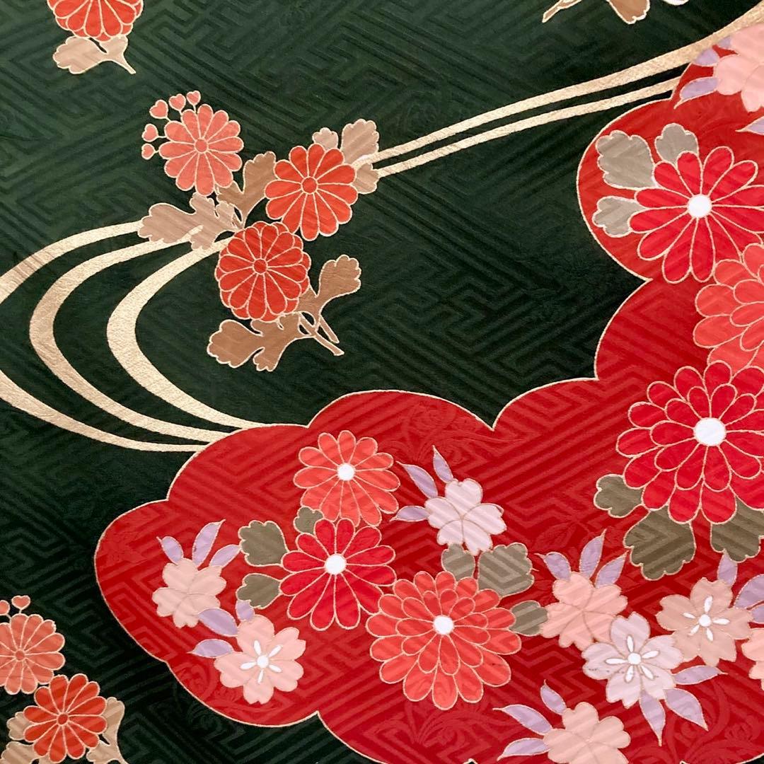 古典柄 振袖4点セット‼️お振袖セット‼️TM NO127 フルセット