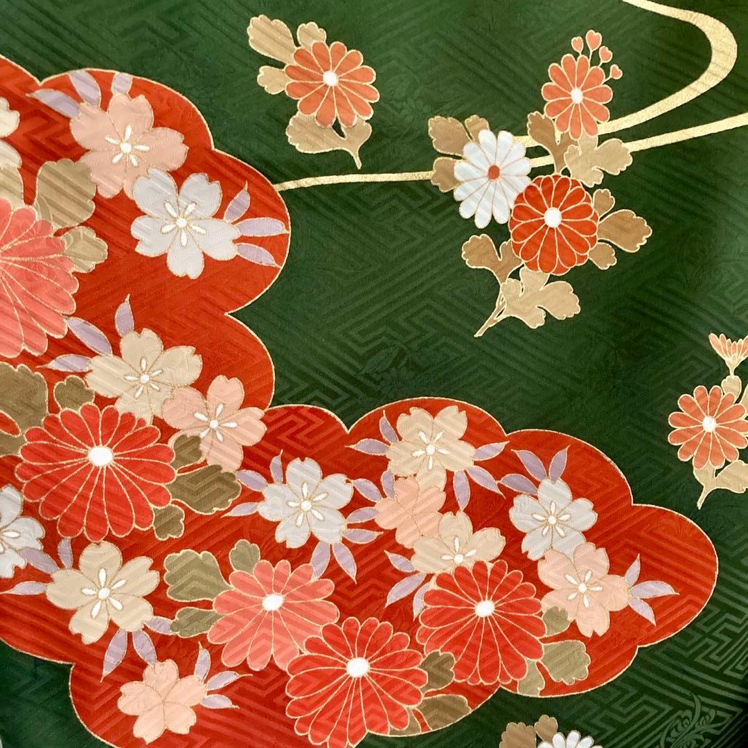 古典柄 振袖4点セット‼️お振袖セット‼️TM NO127 フルセット