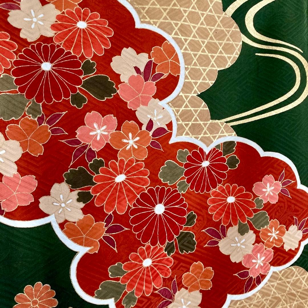 古典柄 振袖4点セット‼️お振袖セット‼️TM NO127 フルセット