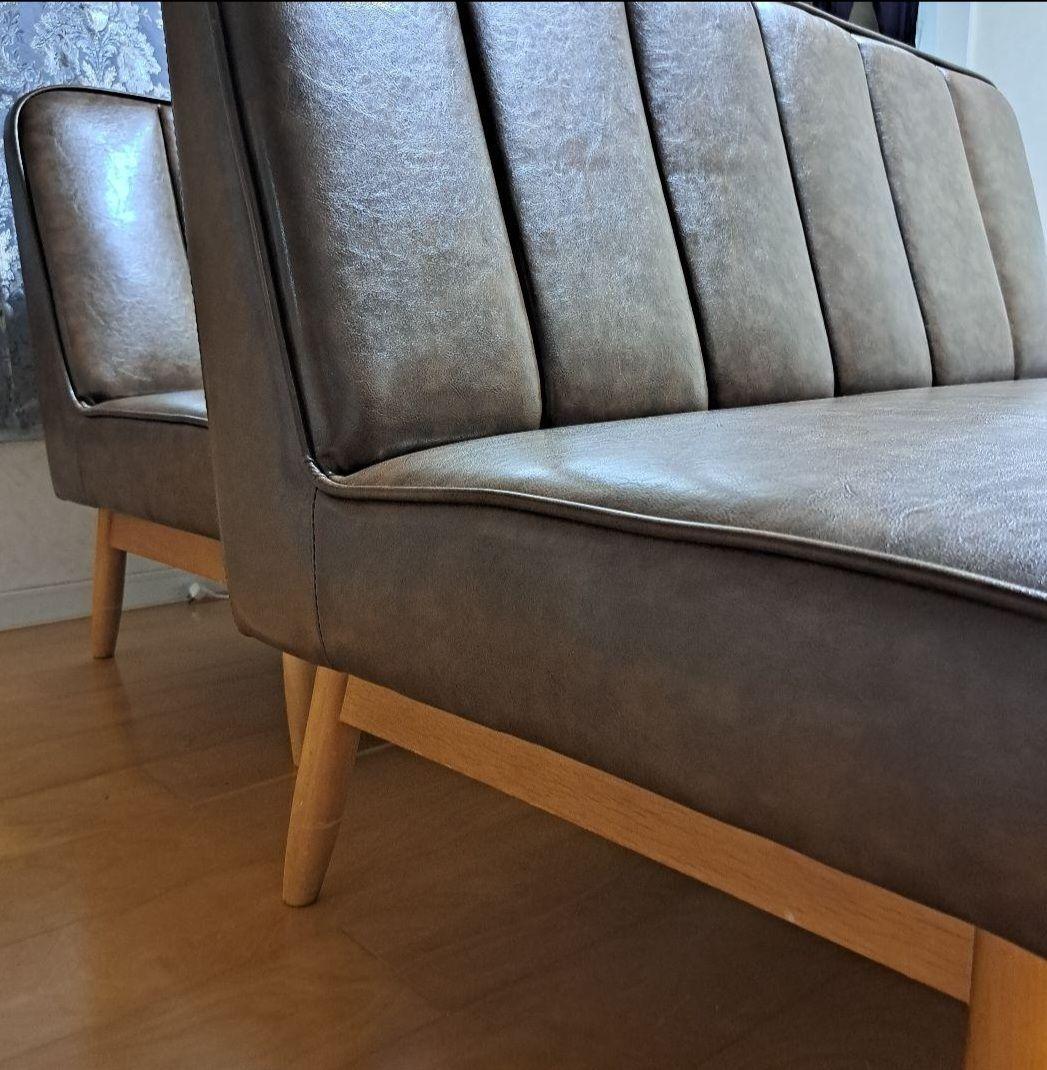 ヒビ様 unico ワイス　2人掛け ベンチ ソファー ブラウン