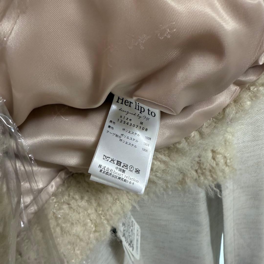 【新品】Herlipto  Faux Fur Coat M