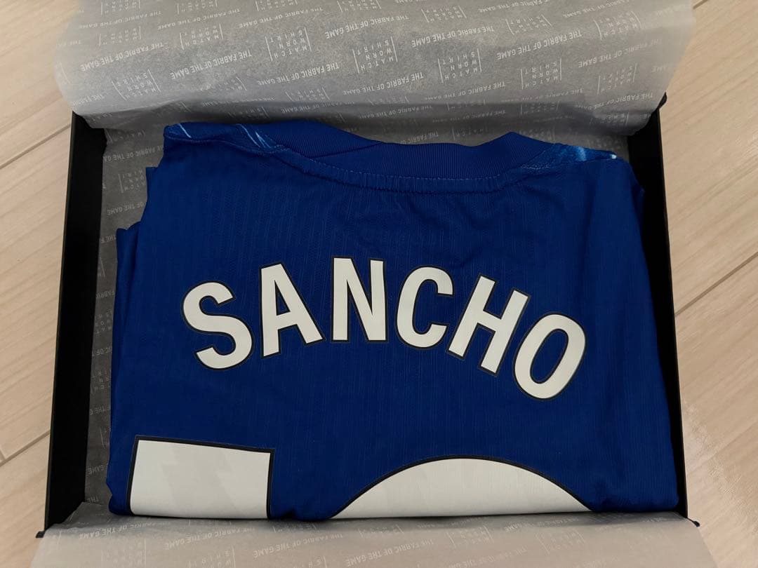 チェルシー　ジェイドンサンチョ　直筆サイン　ユニフォーム