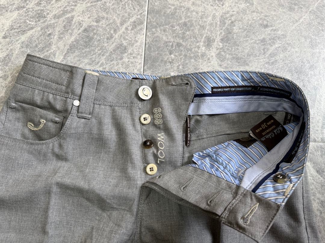 JACOB COHEN 688 ヤコブコーエン カノニコ　ウール　パンツ 30