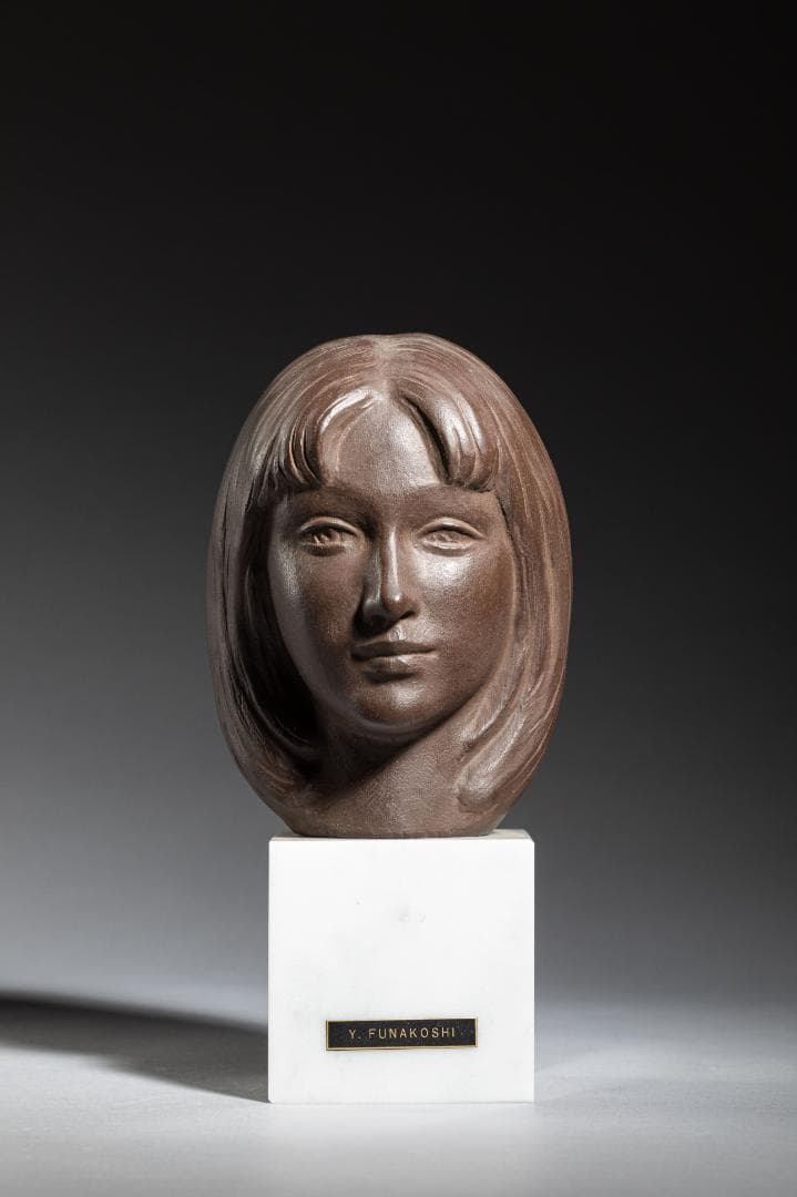 舟越保武 少女像 ブロンズ K嬢 彫刻 オブジェ 美術品 現代アート 彫塑