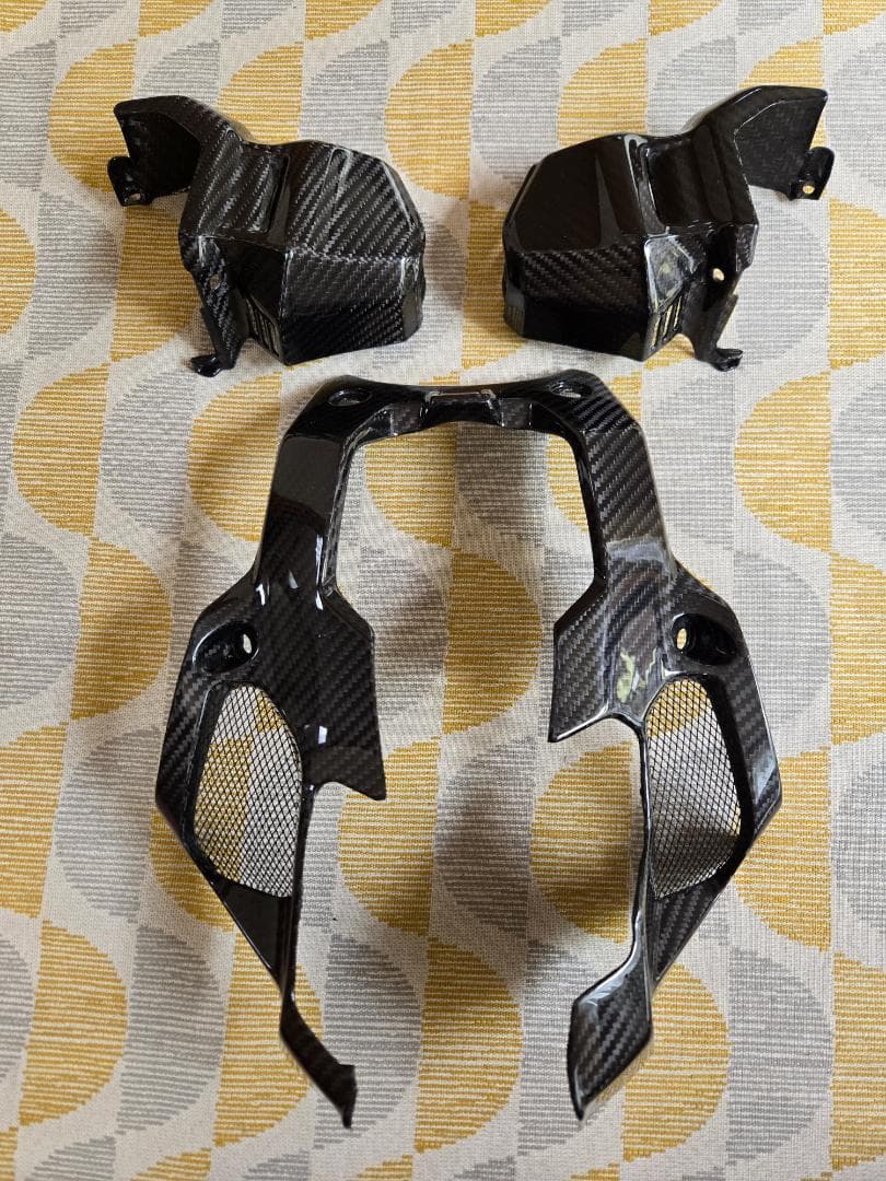 CB1000R　カーボンイグニメントスイッチカバー＆カーボンダクトカバーセット