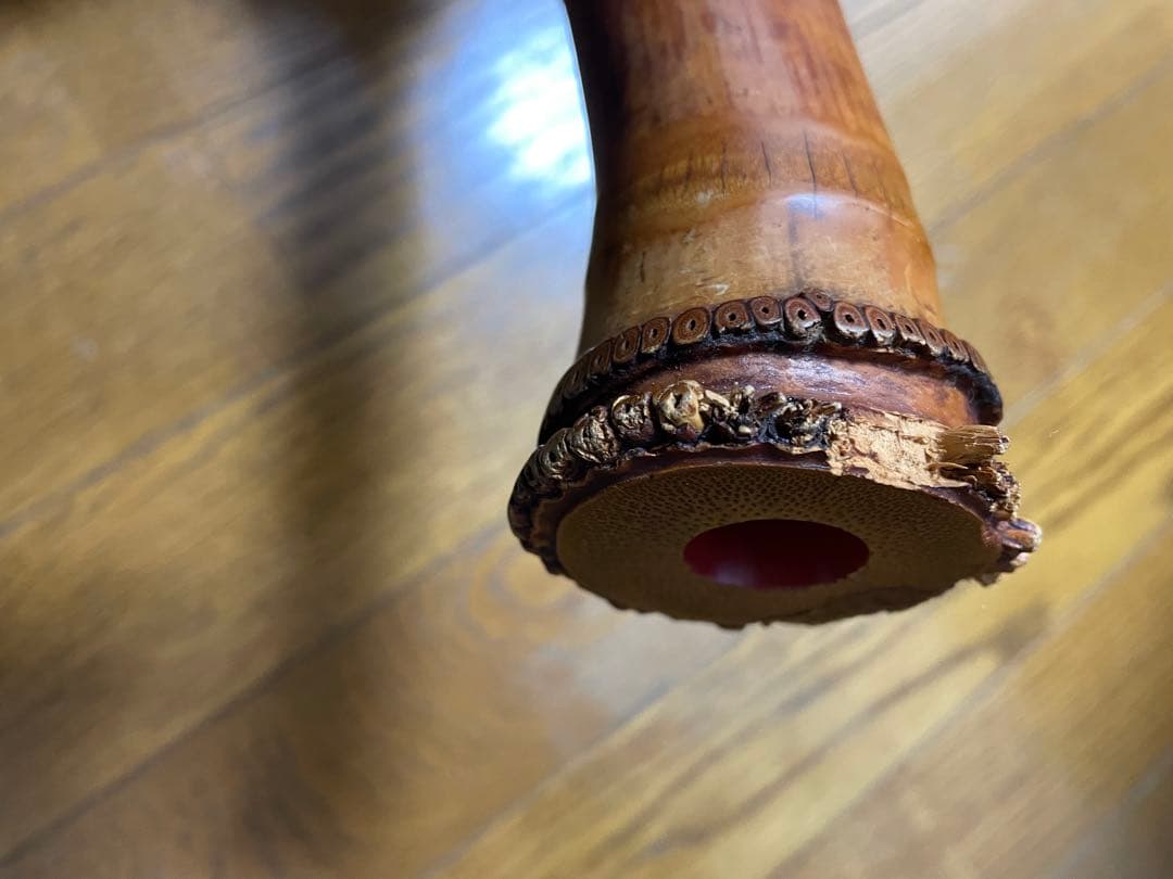 尺八 本体 竹製　破損あり