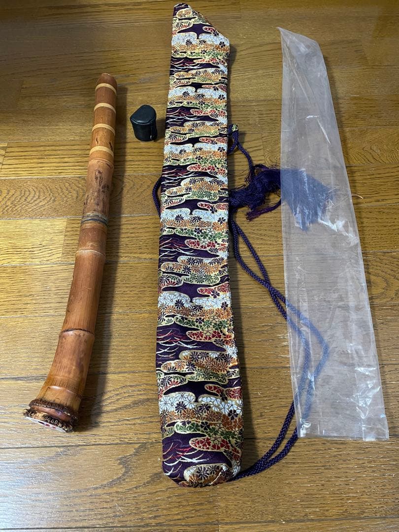 尺八 本体 竹製　破損あり