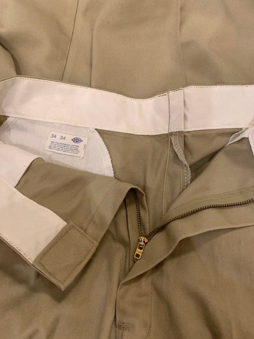 美品 90s Dickies USA製 W34 ベージュ