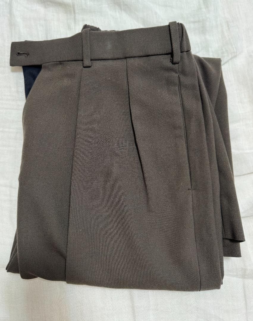 スーツ MARKAWARE DOUBLE PLEATED TROUSERS