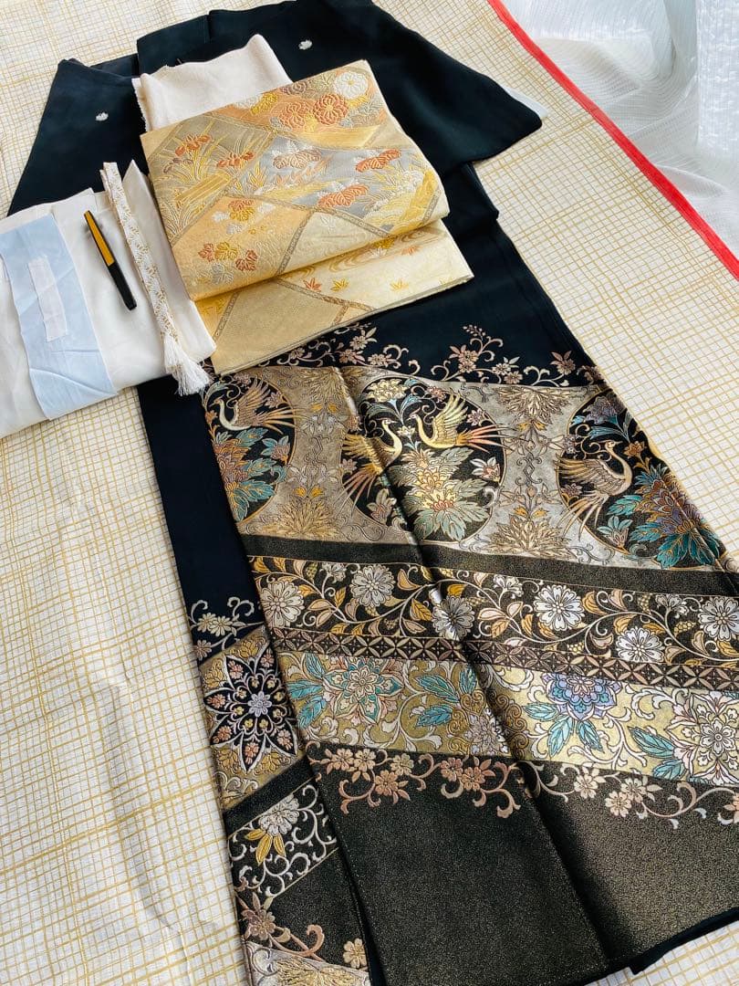 nico様❤️正絹 黒留袖 正絹 セット