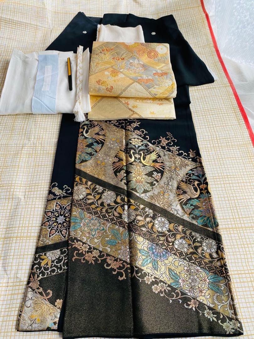 nico様❤️正絹 黒留袖 正絹 セット