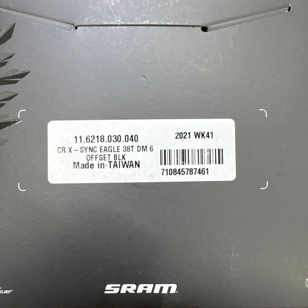 パーツ SRAM X-SYNC 2 EAGLE CHAINRING 38T 6mm
