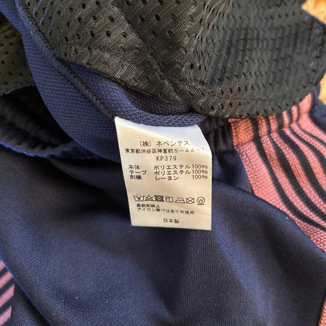 ニードルス　トラックパンツ　フレア　XS ネイビーピンク　レトロ　古着