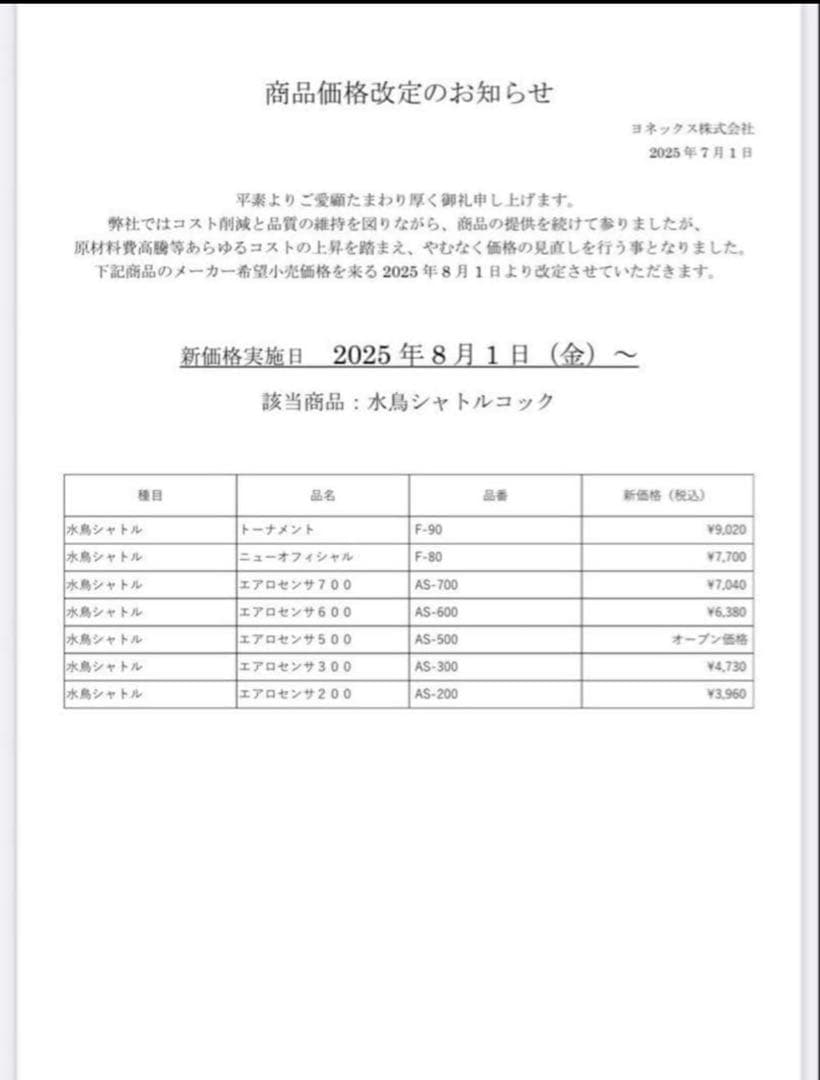 YONEXニューオフィシャルシャトル120球　M⑩