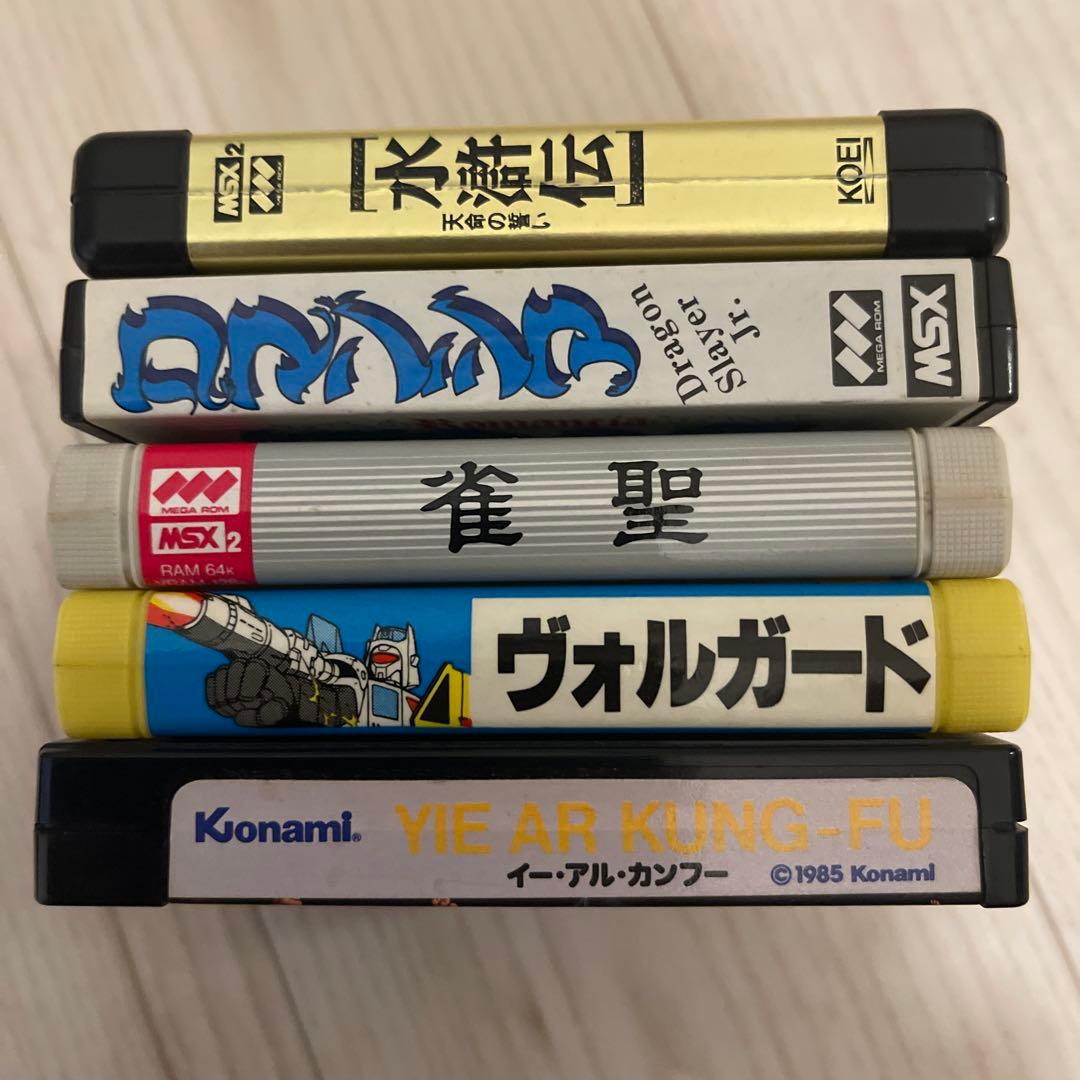 MSX ゲームカートリッジ ５本セット