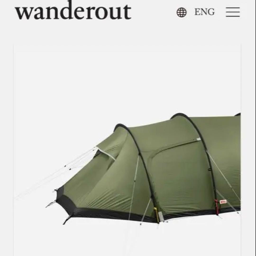 テント・タープ fjallraven keb endurance4 pine green