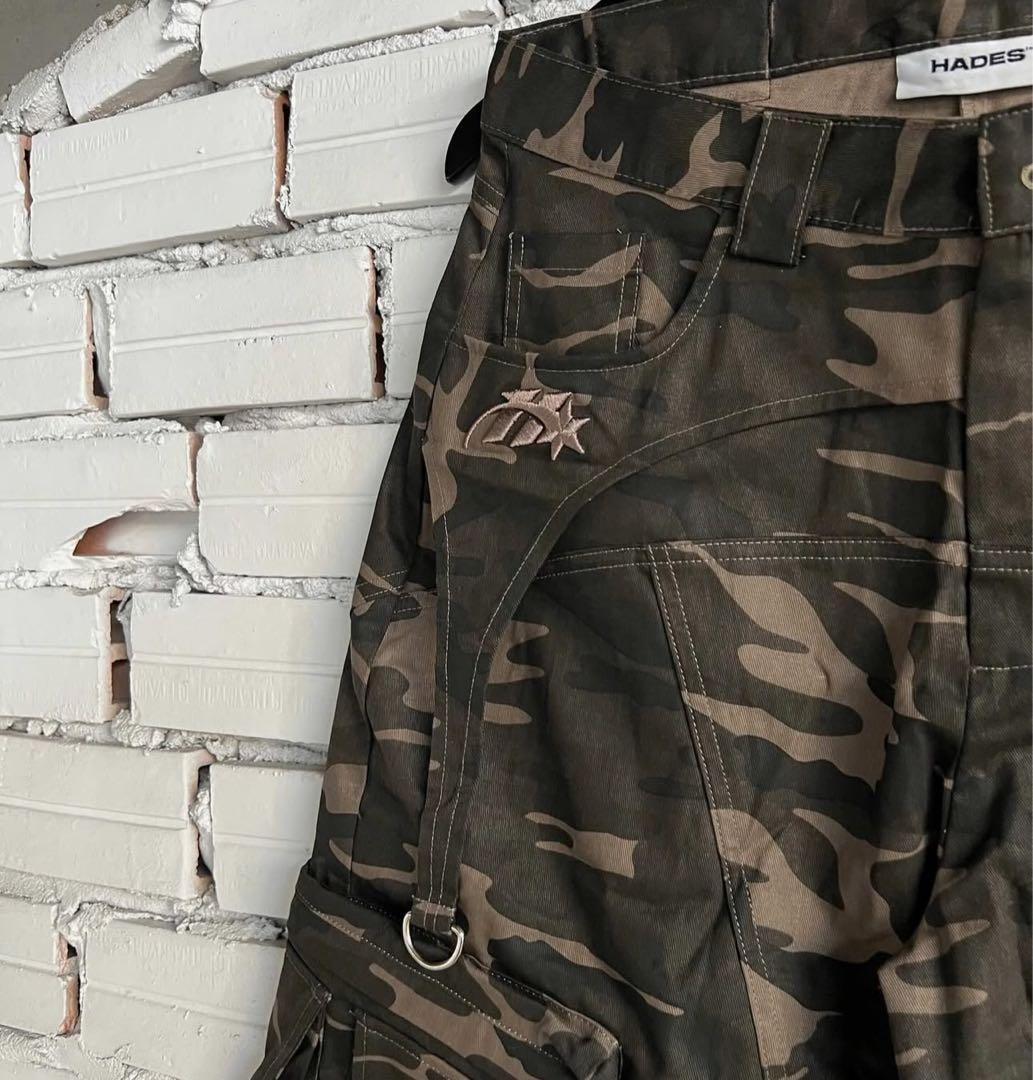 HADES カモフラージュ カーゴパンツ