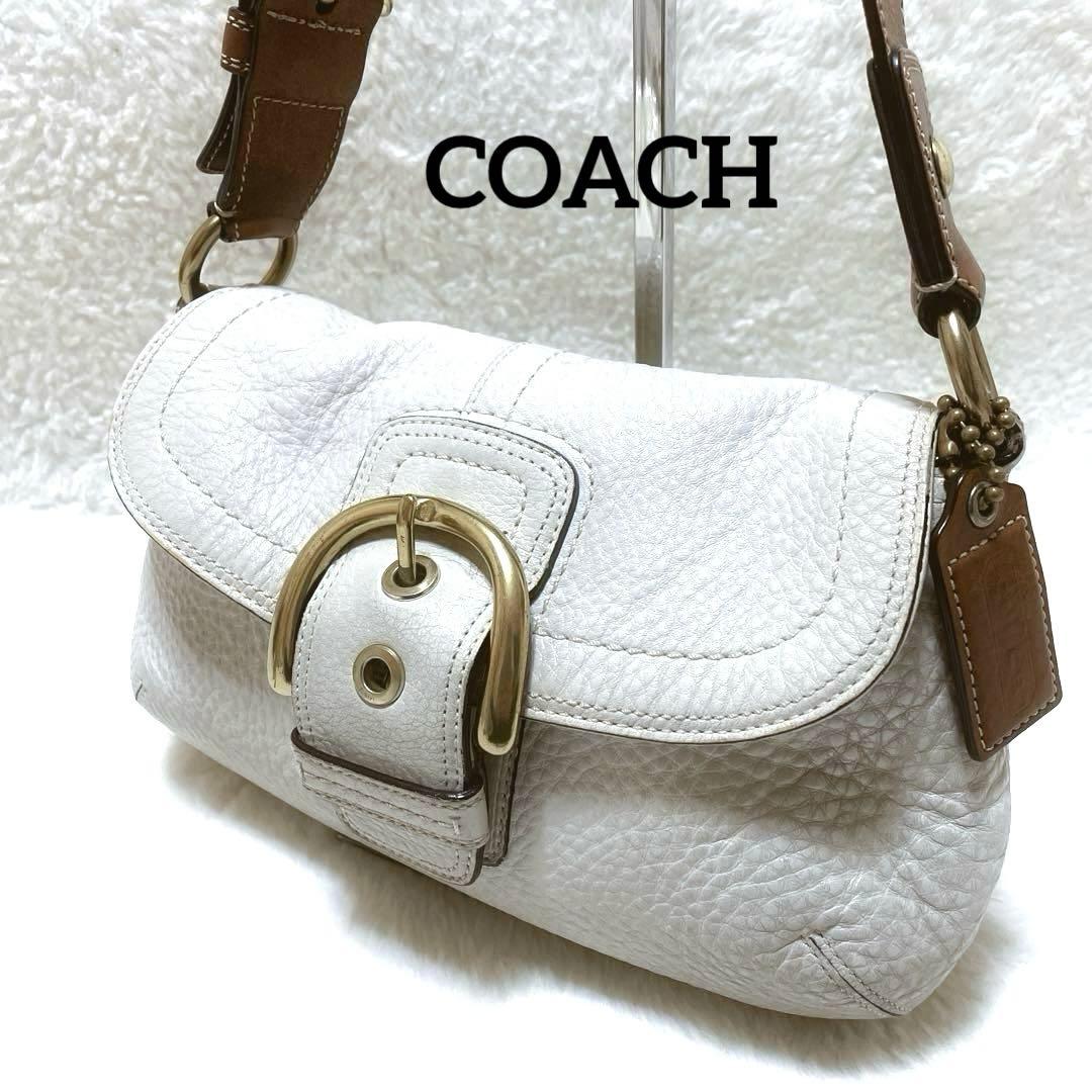 COACH コーチ ソーホー　バッグ　ワンショルダー　シボ革