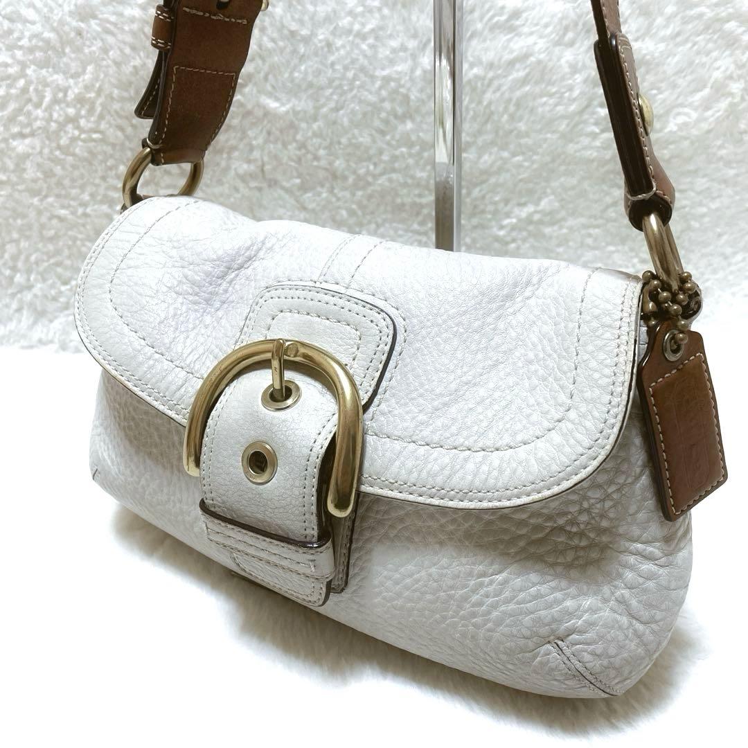 COACH コーチ ソーホー　バッグ　ワンショルダー　シボ革