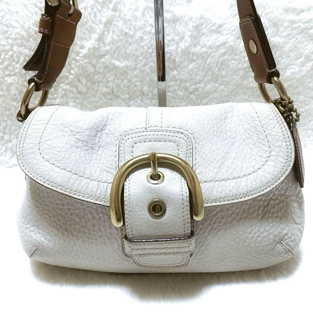 COACH コーチ ソーホー　バッグ　ワンショルダー　シボ革