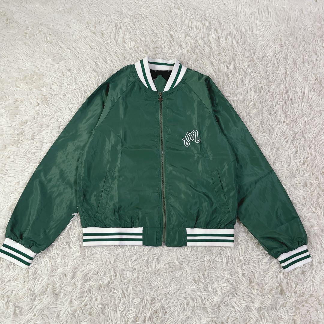 希少 美品 MALBON GOLF マルボンゴルフ スタジアムジャケット Ｌ