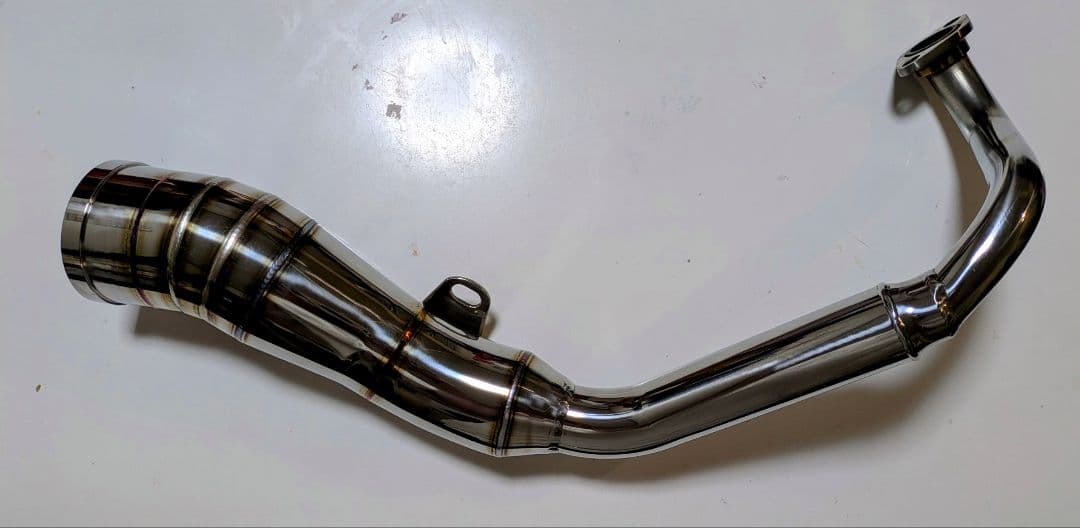 アドレスV125用輪切りステンレス マフラー