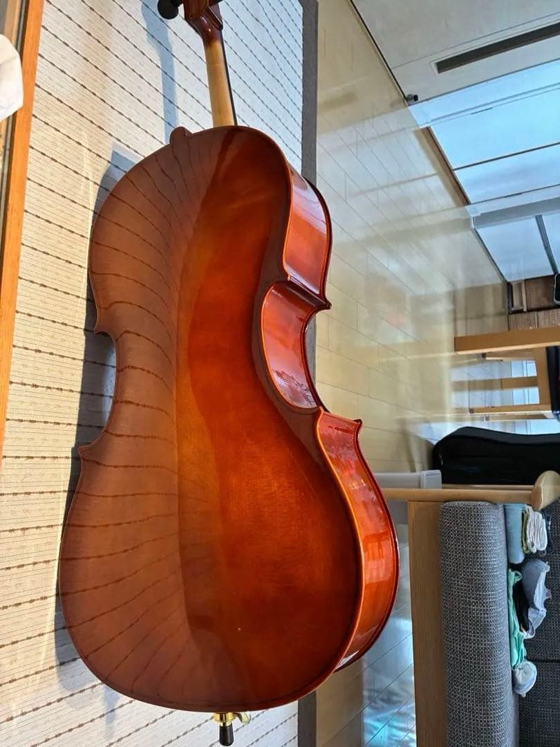 フルサイズ チェロ 4弦 ブラウン