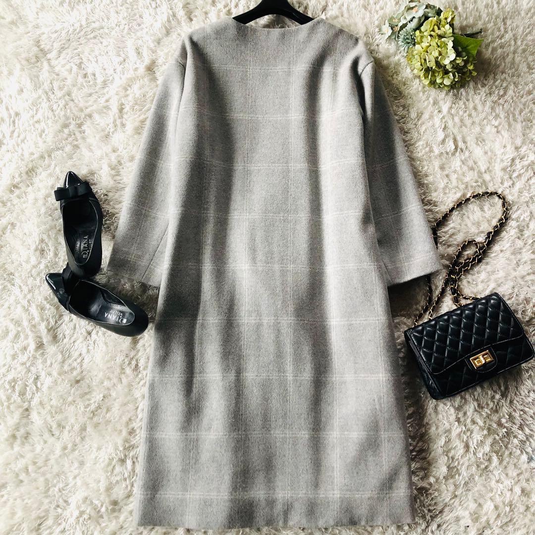 32万✨未使用 フォクシー マーガレットコート カシミヤ 22年 グレー 38