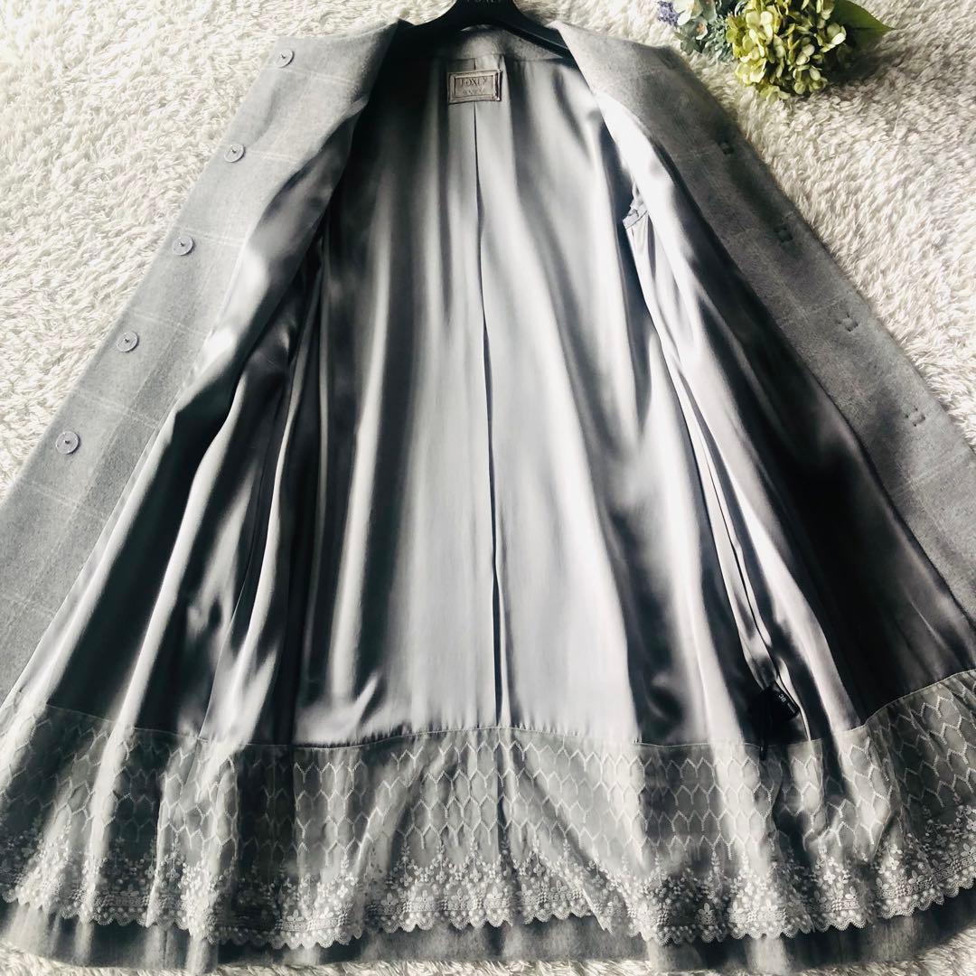 32万✨未使用 フォクシー マーガレットコート カシミヤ 22年 グレー 38