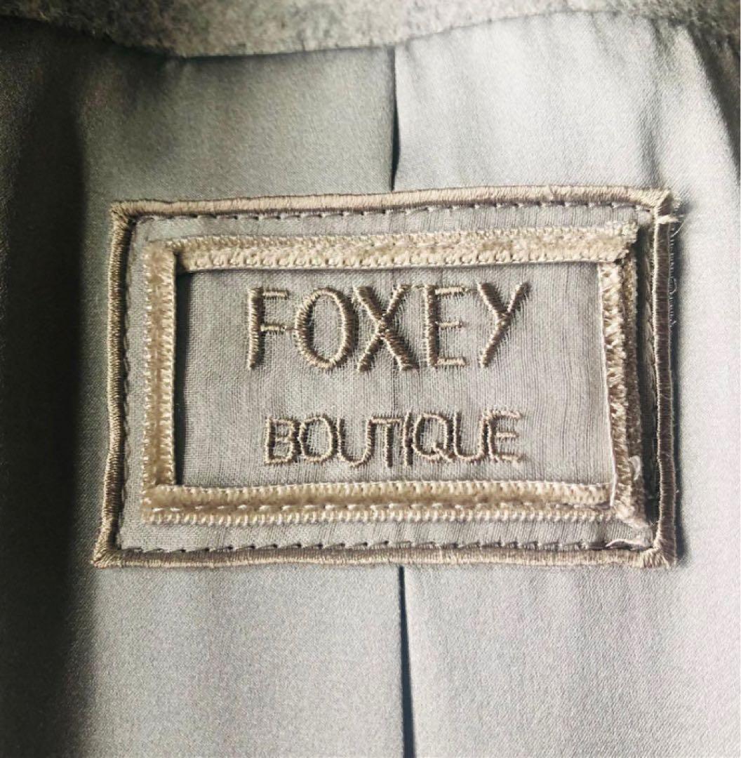 32万✨未使用 フォクシー マーガレットコート カシミヤ 22年 グレー 38