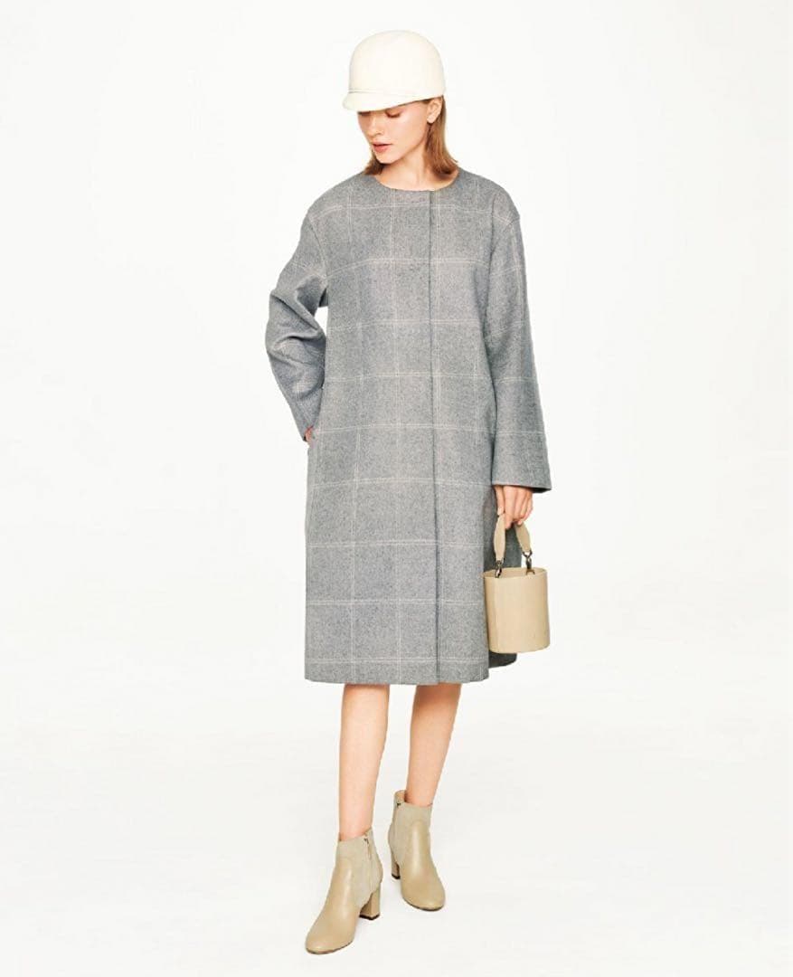 32万✨未使用 フォクシー マーガレットコート カシミヤ 22年 グレー 38