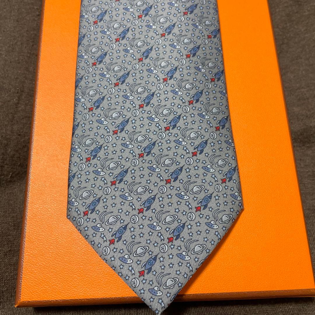 【新古品】HERMES ネクタイ 箱付き